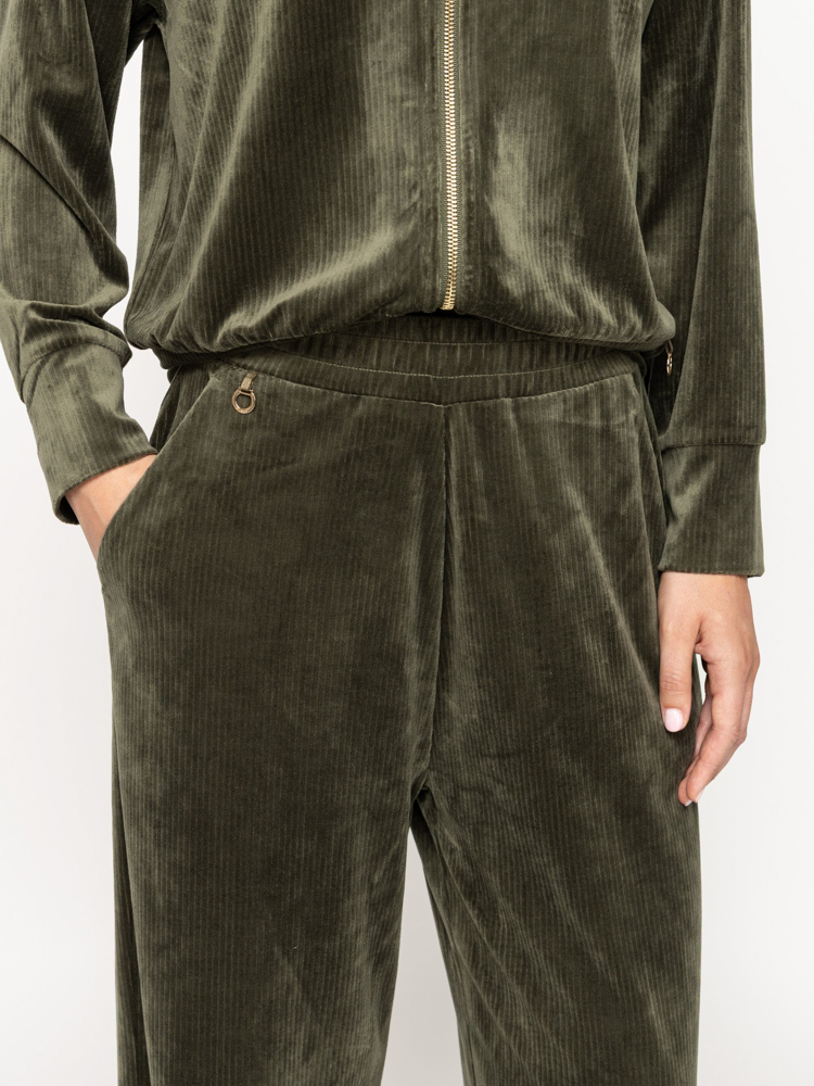 Women's Olive Green Zaragoza Sweatpants Heavy Tools T08044-OLIVE