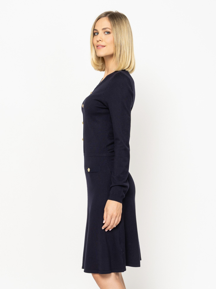 Women's Navy Blue Heal Dress Heavy Tools T54021-NAVY