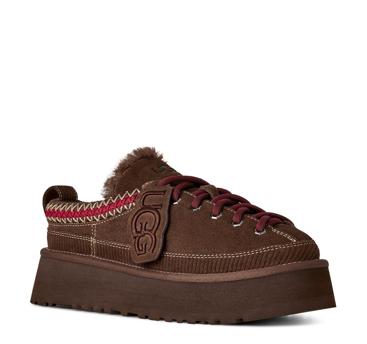 Women's Burnt Cedar Heritage Lace-Up Slipper UGG 1180361-BCDR
