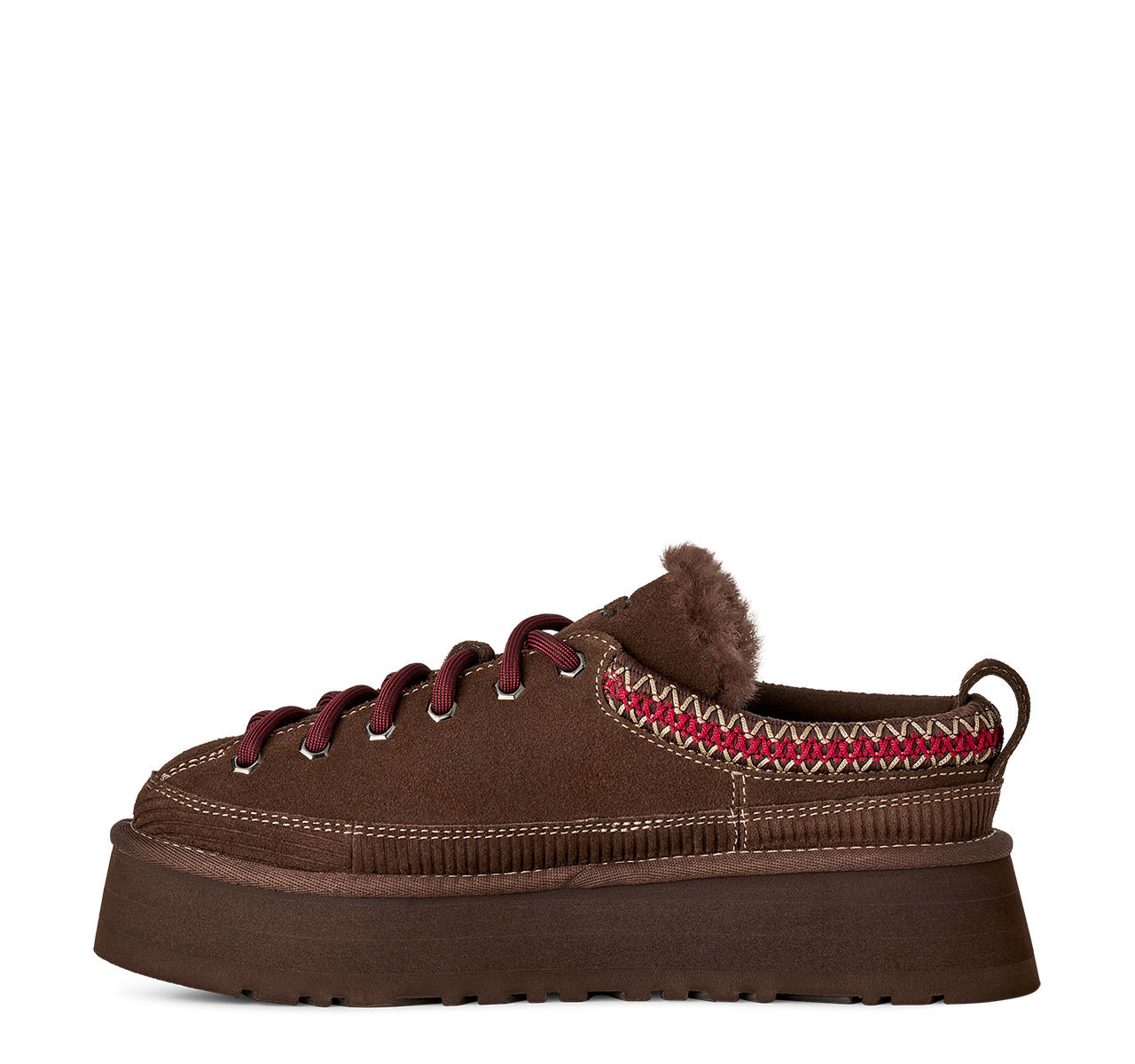 Women's Burnt Cedar Heritage Lace-Up Slipper UGG 1180361-BCDR