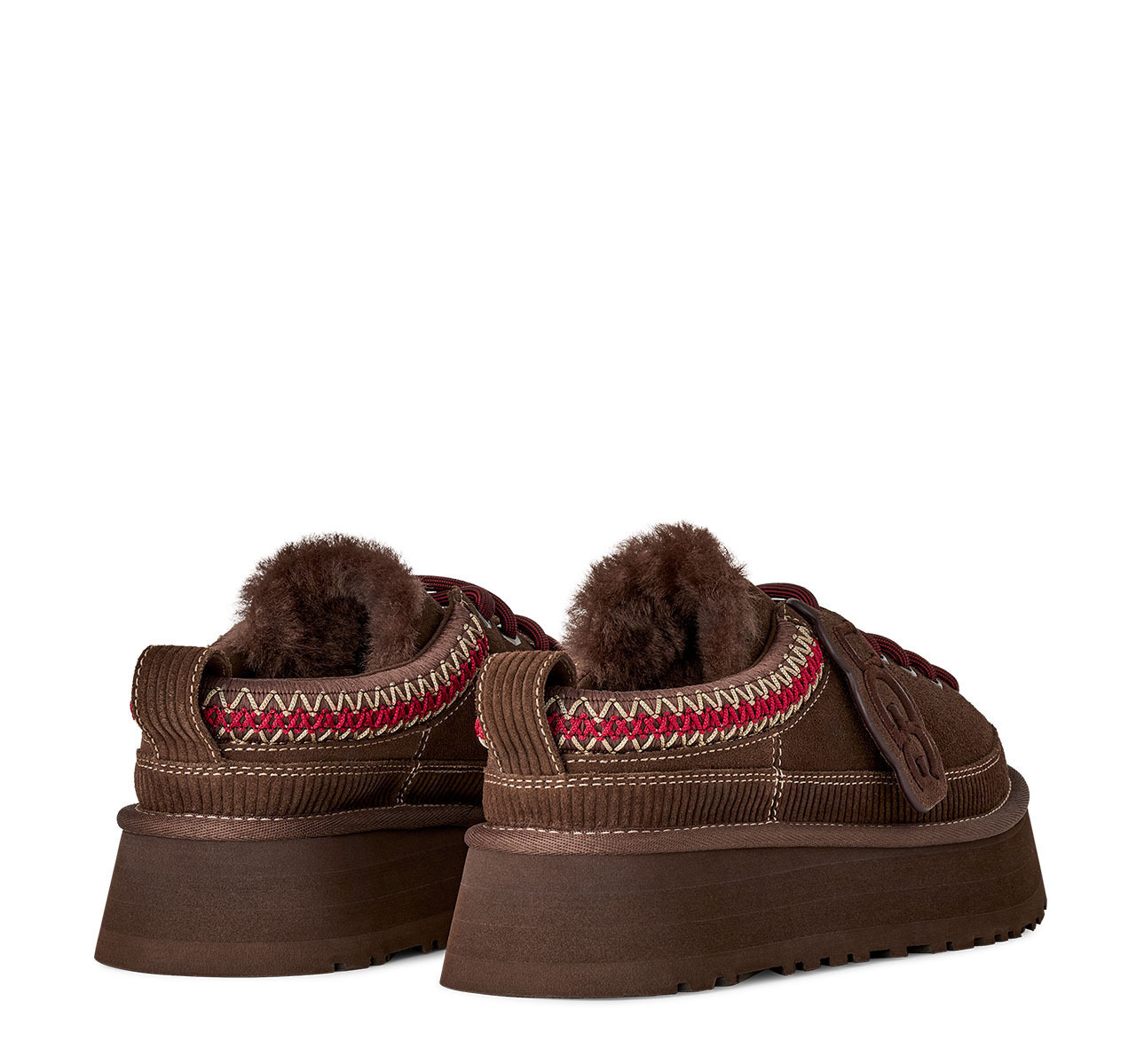 Women's Burnt Cedar Heritage Lace-Up Slipper UGG 1180361-BCDR