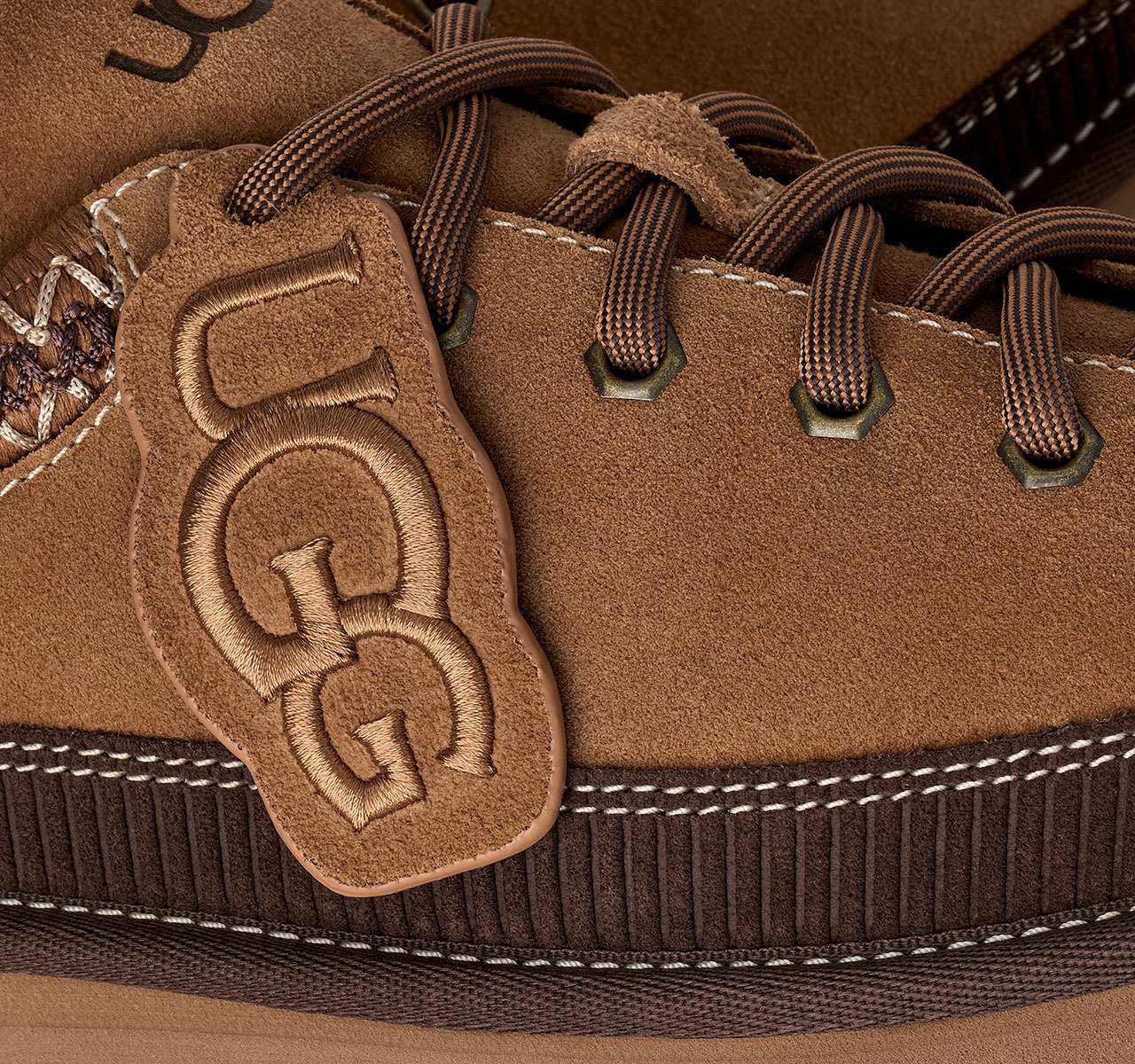 Women's Chestnut Heritage Lace-Up Slipper UGG 1180361-CHE
