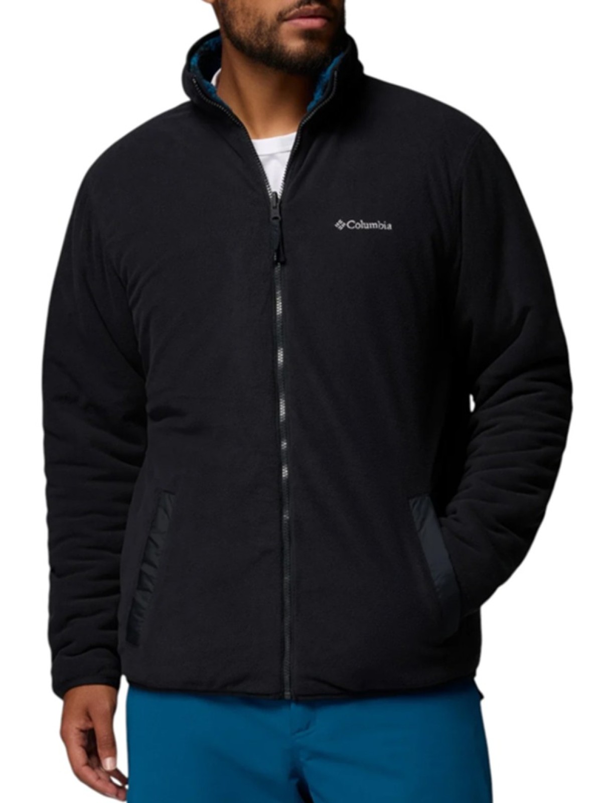 Ανδρική Winter Pass Ζακέτα Διπλής Όψεως Μπλε Columbia 2135651-442