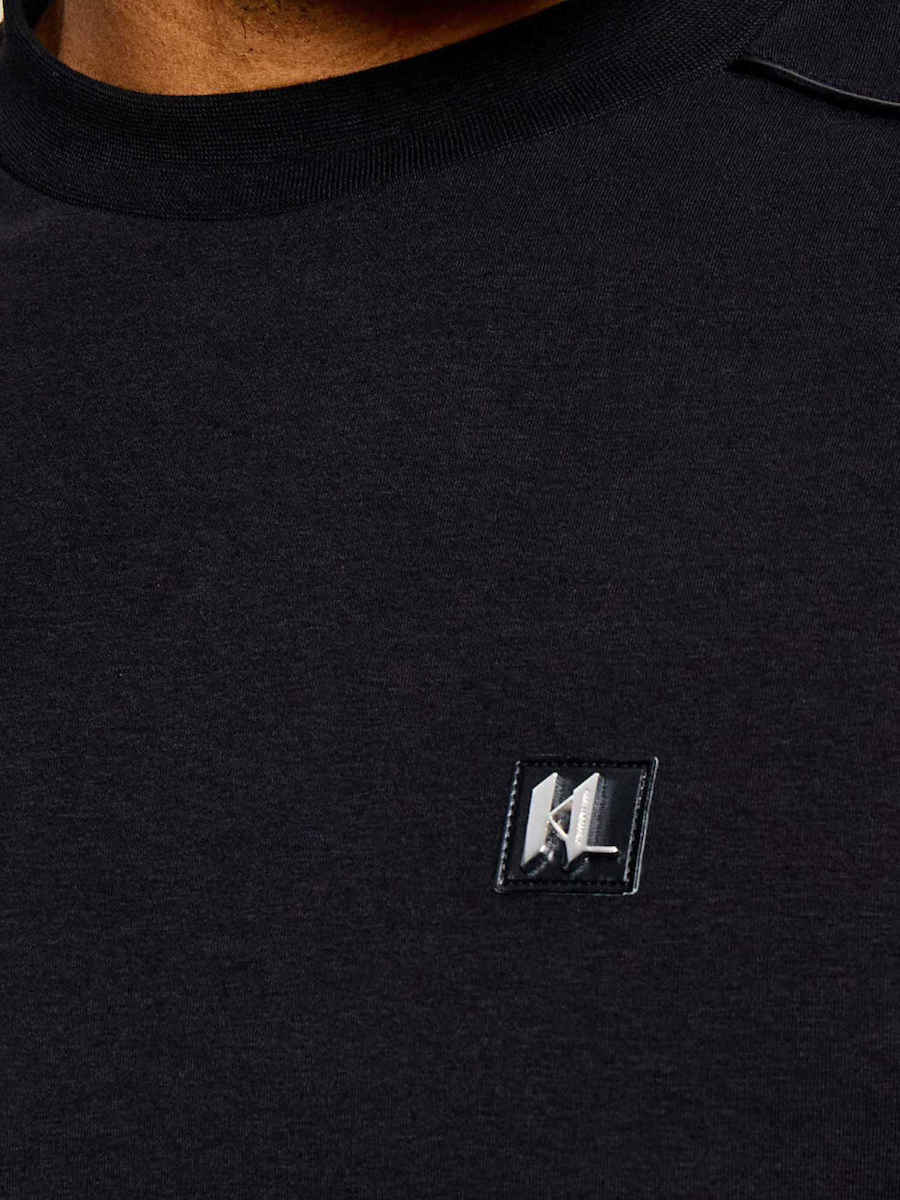 Ανδρικό T-shirt Μαύρο Karl Lagerfeld 755044 564235-990