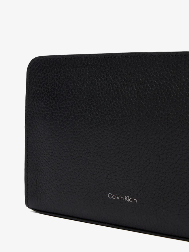 Ανδρικό Δερμάτινο Τσαντάκι Χειρός Μαύρο Calvin Klein LV04D1153G-UB1
