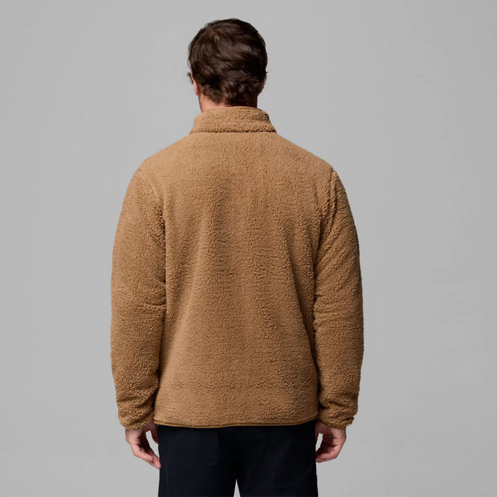Men's Brown Rugged Ridge High Pile Full Zip Columbia 2135481-257