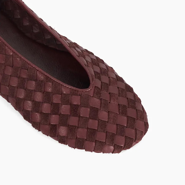 Women's Burgundy Dune HOMELY SHOES London 0075510780044502-BURGUNDY