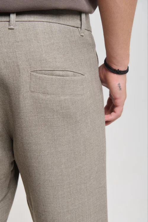 Men's Beige Pants Royal Denim VILNIUSST-BEIGE