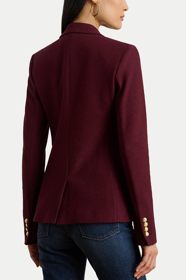 Women's Burgundy Anfisa Lined Jacket Ralph Lauren 200797305029-RED