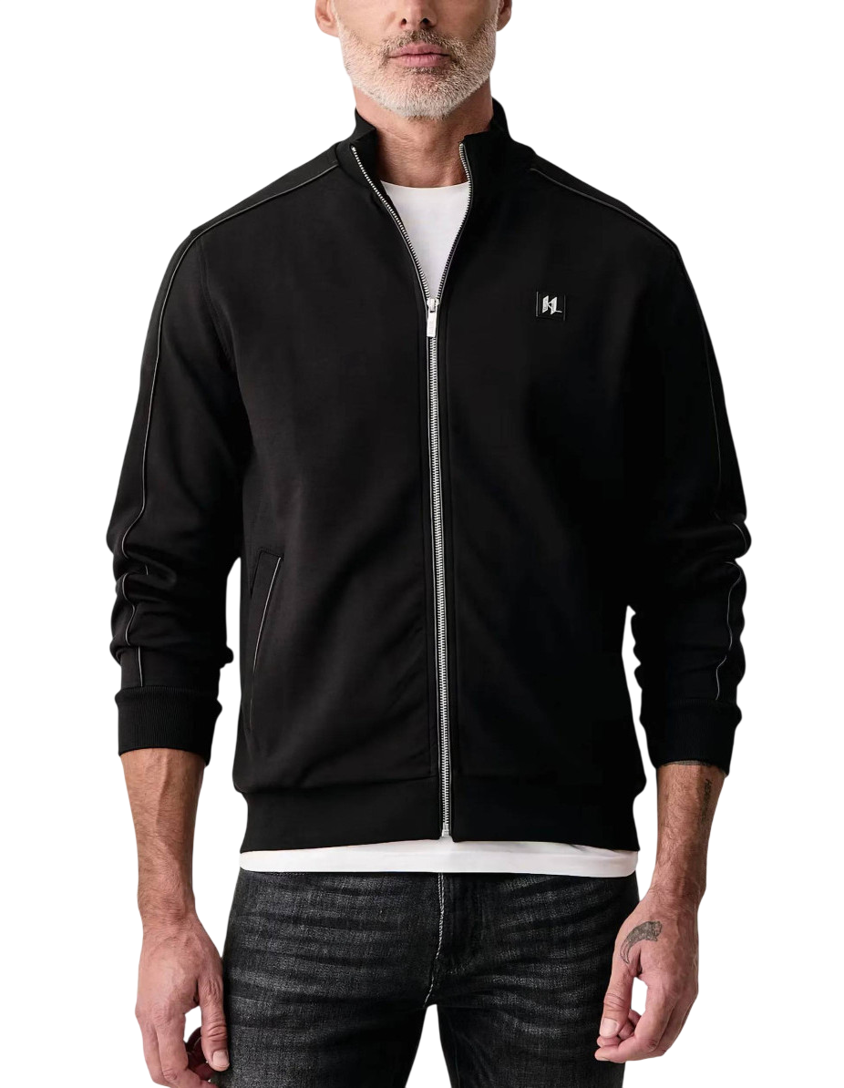 Men's Black Sweat Zip Jacket Karl Lagerfeld 705014 564902-990