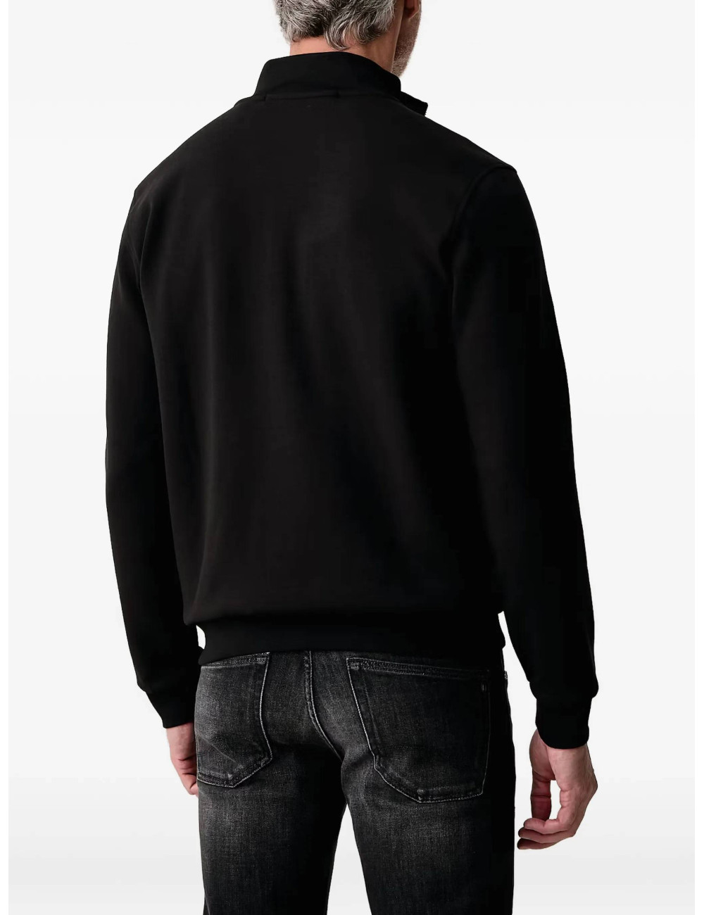 Men's Black Sweat Zip Jacket Karl Lagerfeld 705014 564902-990