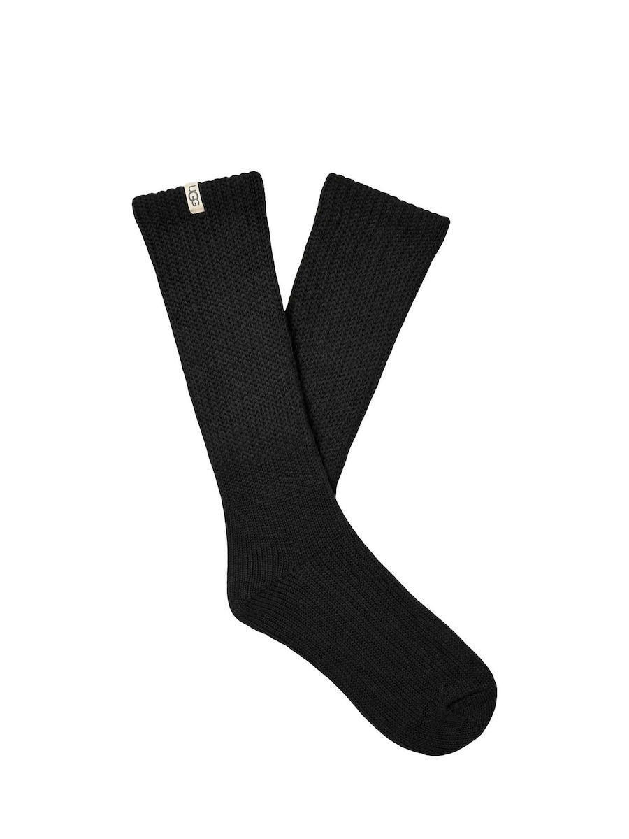 Women's Black Tyla Slouchy Crew II Socks UGG 1173790-TARR