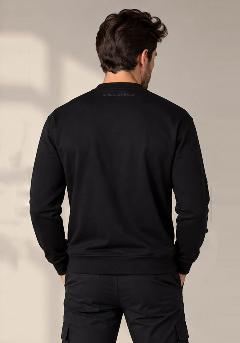 Men's Black Sweat Crewneck Karl Lagerfeld 705013 564910-990