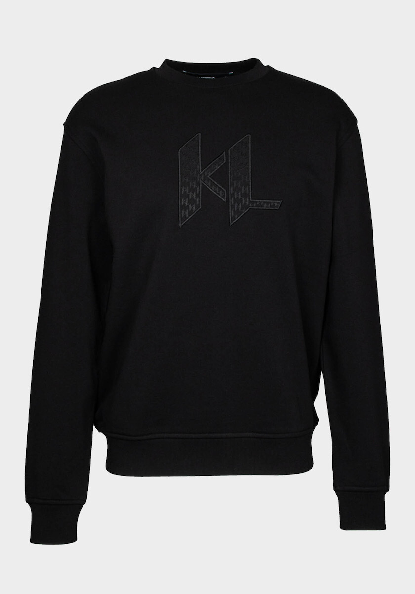 Men's Black Sweat Crewneck Karl Lagerfeld 705013 564910-990