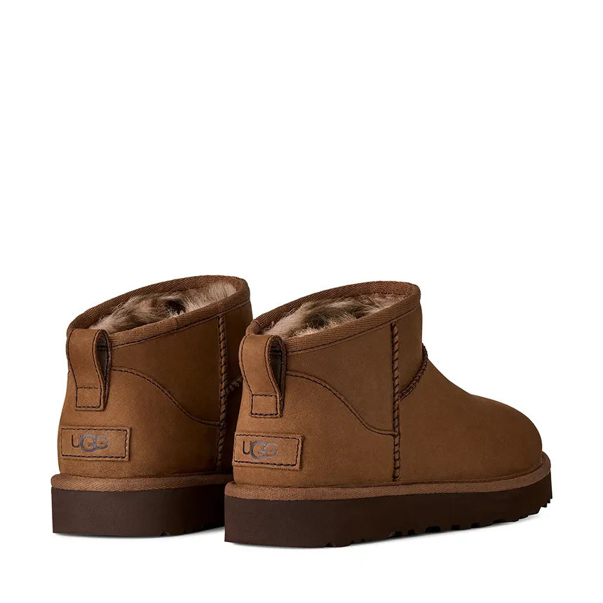 Γυναικεία Classic Ultra Mini Nubuck Μποτάκια Καφέ UGG 1184556-DKC