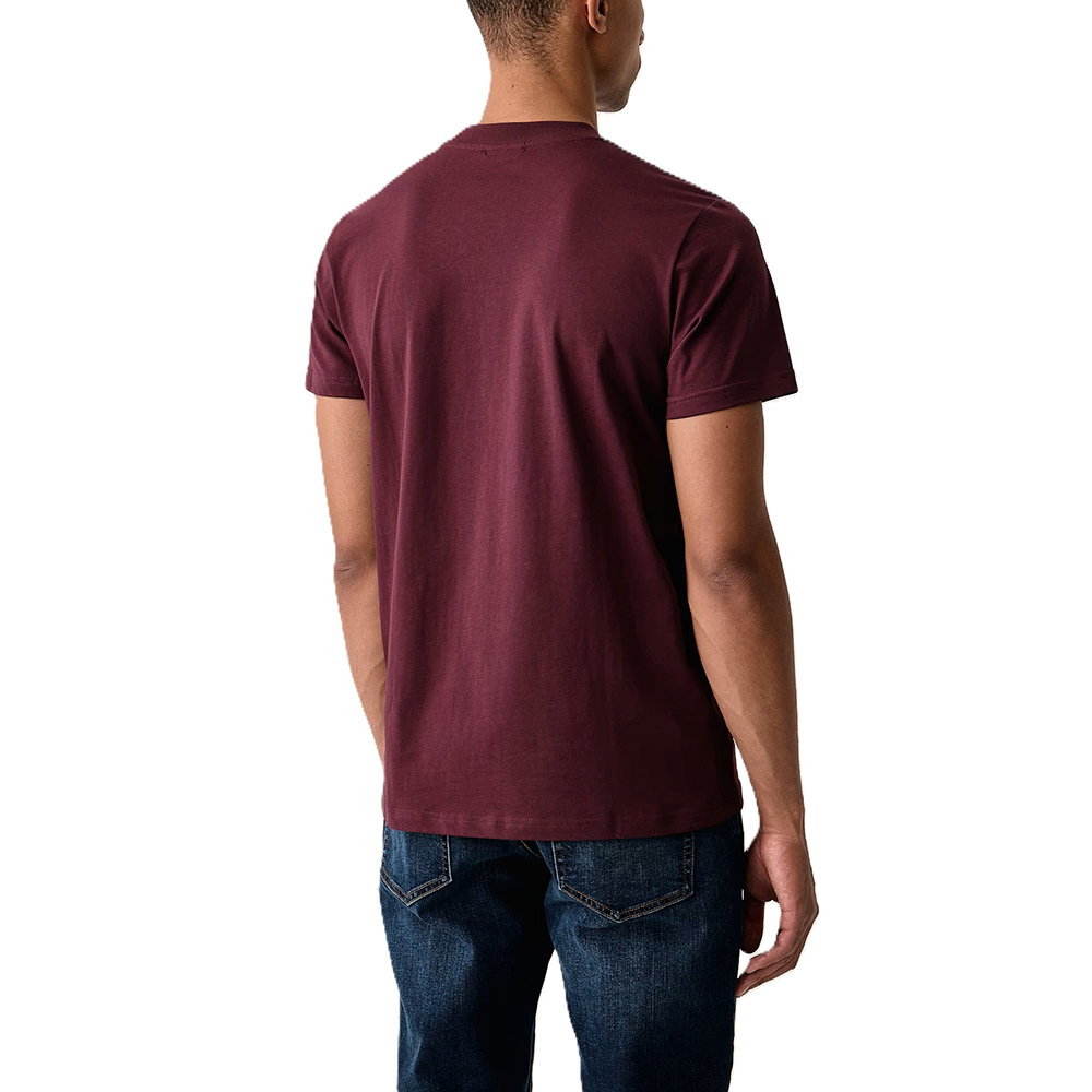 Ανδρικό Slim Logo T-shirt Μπορντό Karl Lagerfeld Jeans B4M17024-553 Wine