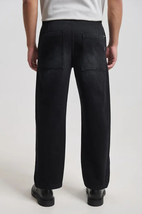Men's Black Jeans Royal Denim STYX2375-BLACK