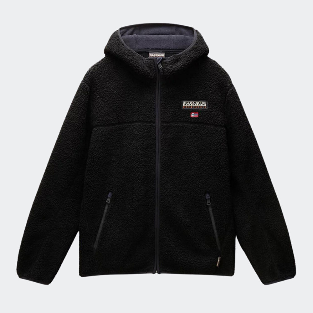 Men's Black T-Tynik Full Zip Jacket Napapijri NP0A4IA8-0411