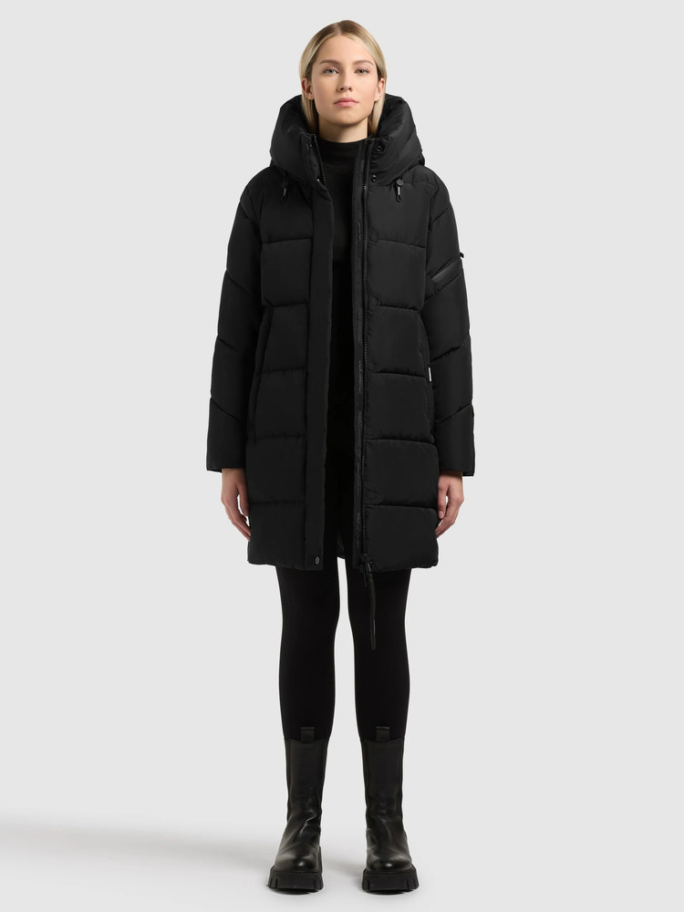 Γυναικείο Emory Μπουφάν Μαύρο Khujo KJ1209CO263-BLACK