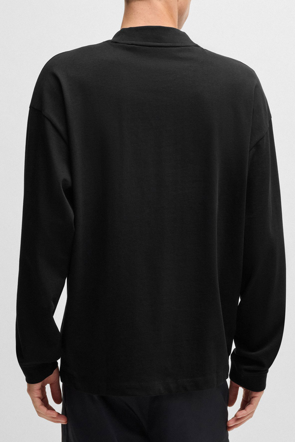 Ανδρικό Μακρυμάνικο Daposo T-Shirt Μαύρο HUGO 50511029-001