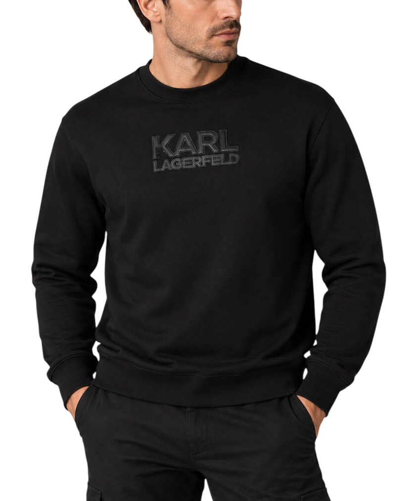 Men's Black Sweat Crewneck Karl Lagerfeld 705074 564953-990