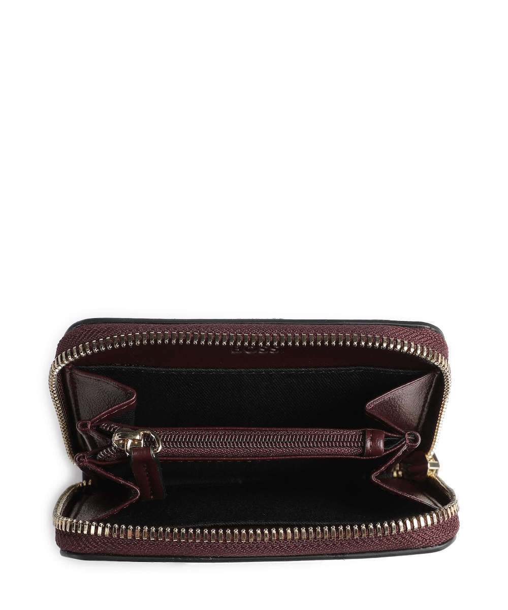 Women's Burgundy Sandy Mini Ziparound Wallet BOSS 50573328-599