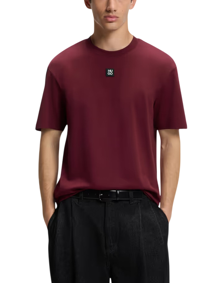 Ανδρικό Dalile T-shirt Μπορντό HUGO 50505201-654