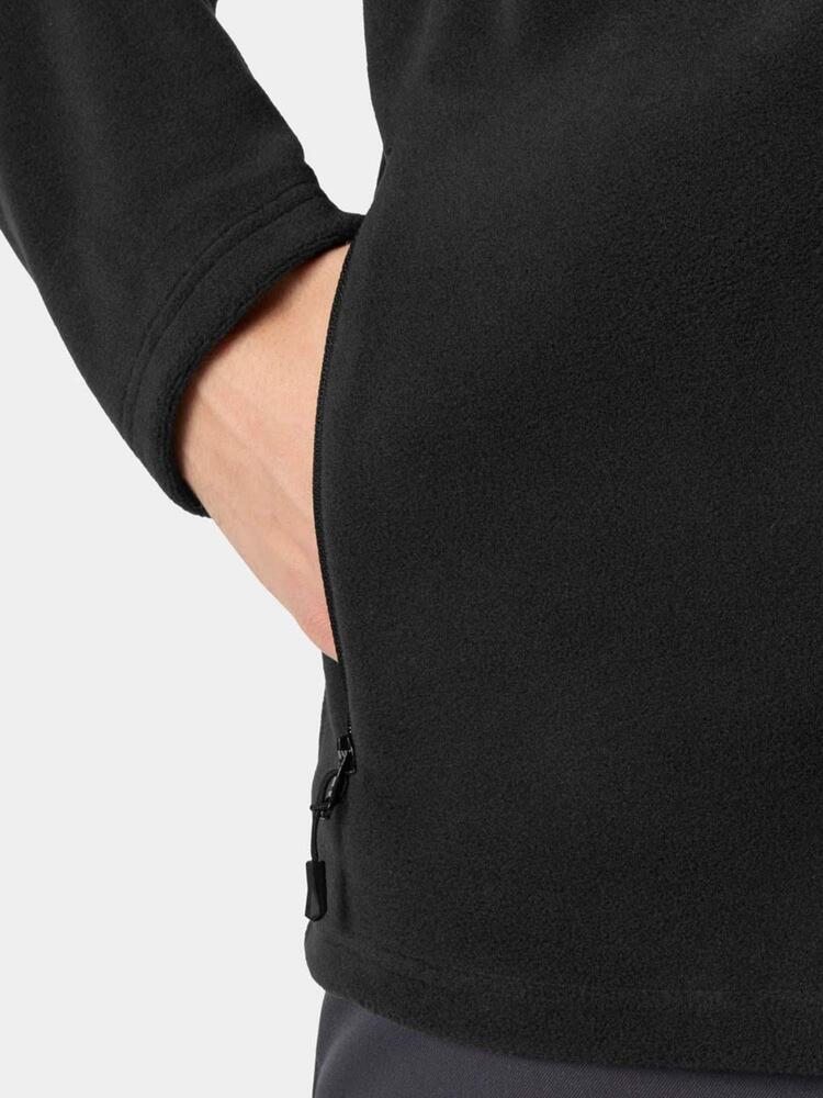 Men's Black HEH DAYBREAKER FLEECE JACKET Helly Hansen 48281-990 BLACK