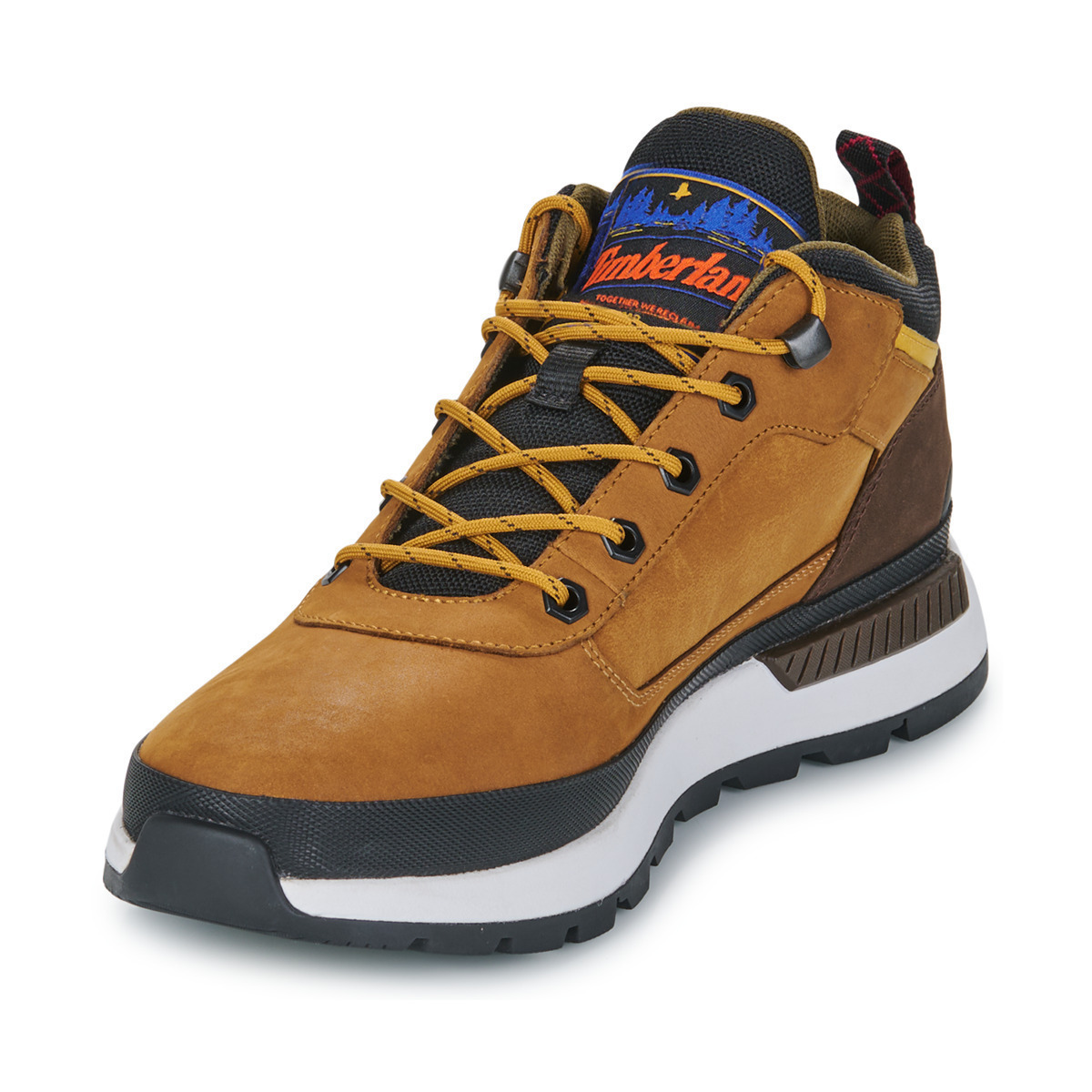 Men's Brown Leather Field Trekker LOW LACE UP SNEAKERS Timberland TB0A6DKN-EM5
