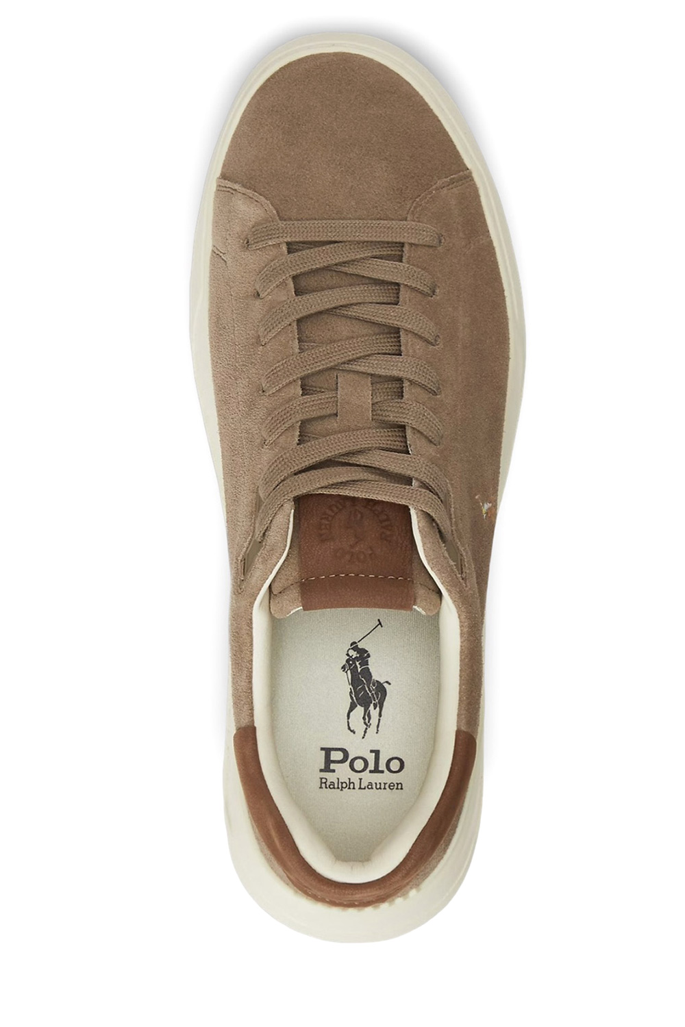 Men's Grey SUEDE/NUBUCK-RLITE COURT-SK-LTL Ralph Lauren 809P15729002-Grey