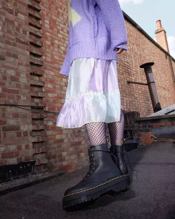 Γυναικεία Δερμάτινα Jadon III Μποτάκια Μαύρα Dr. Martens 26378001-BLACK