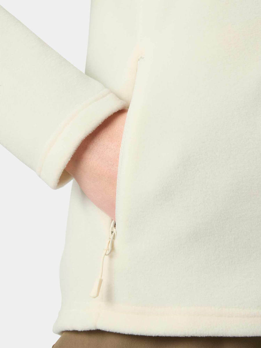 Women's Beige HEH W DAYBREAKER FLEECE JACKET Helly Hansen 48288-SNOW 047