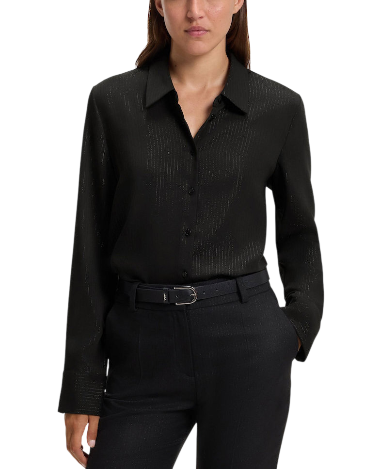 Women's Black Elka Blouse HUGO 50569249-971
