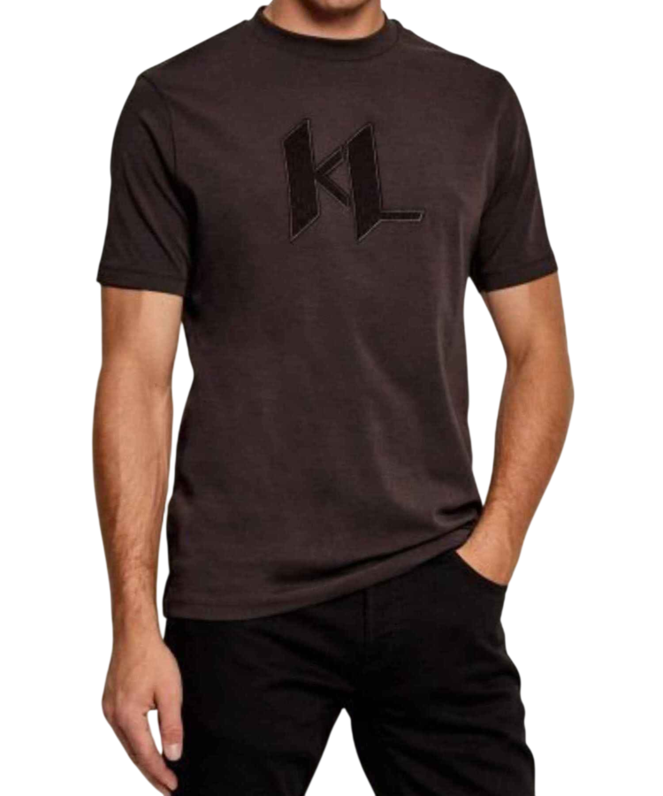 Ανδρικό T-shirt Καφέ Karl Lagerfeld 755047 564235-490