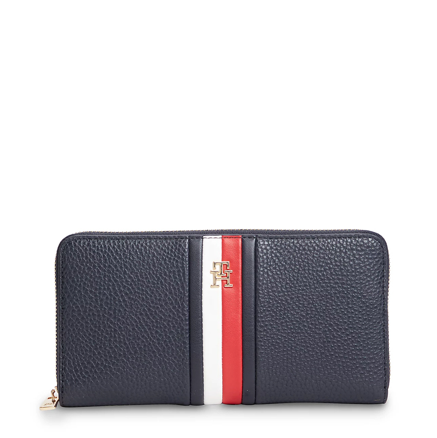 Women's Navy Blue TH ICON RLG ZA CORP WALLET Tommy Hilfiger AW0AW19163-DW6