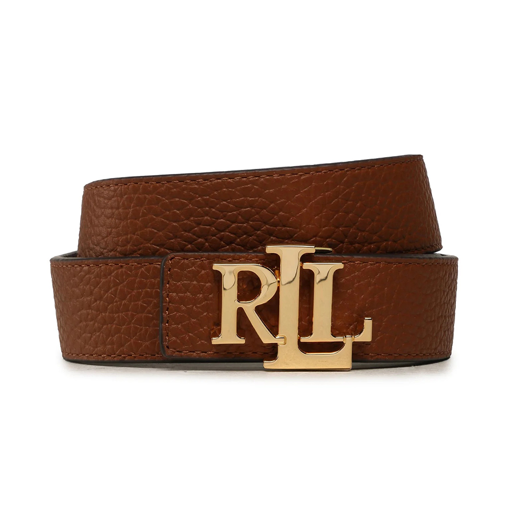 Women's Brown FL GRN PB/FL GRN PB-REV LRL 30-BLT-MED Ralph Lauren 412912039002-BRN TAN