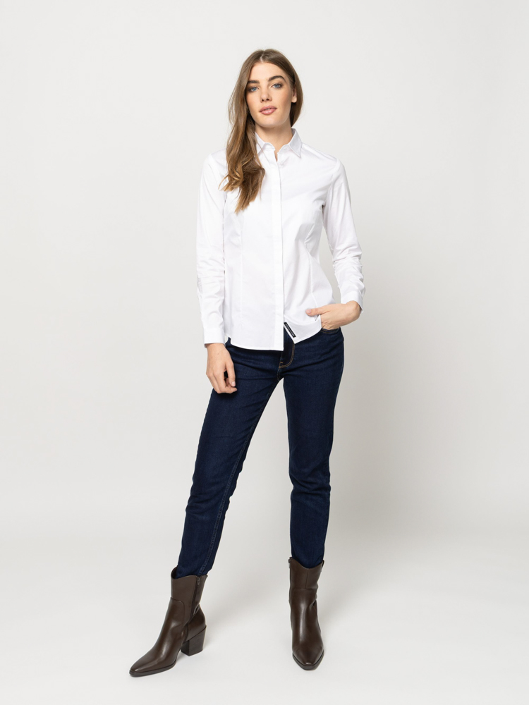 Women's White Rominw26 Shirt Heavy Tools T40046-WHITE