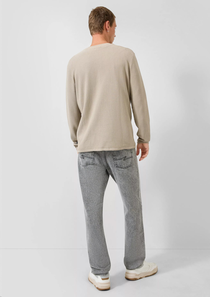 Men's Grey Knitted Sweater S.Oliver 2182932-9417