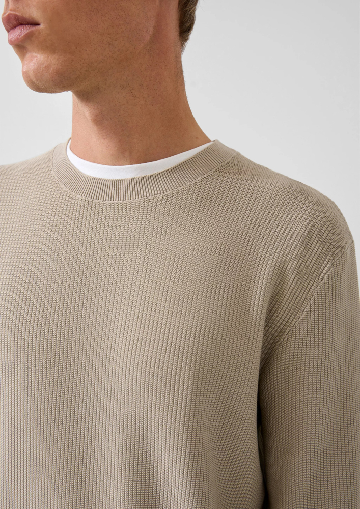 Men's Grey Knitted Sweater S.Oliver 2182932-9417
