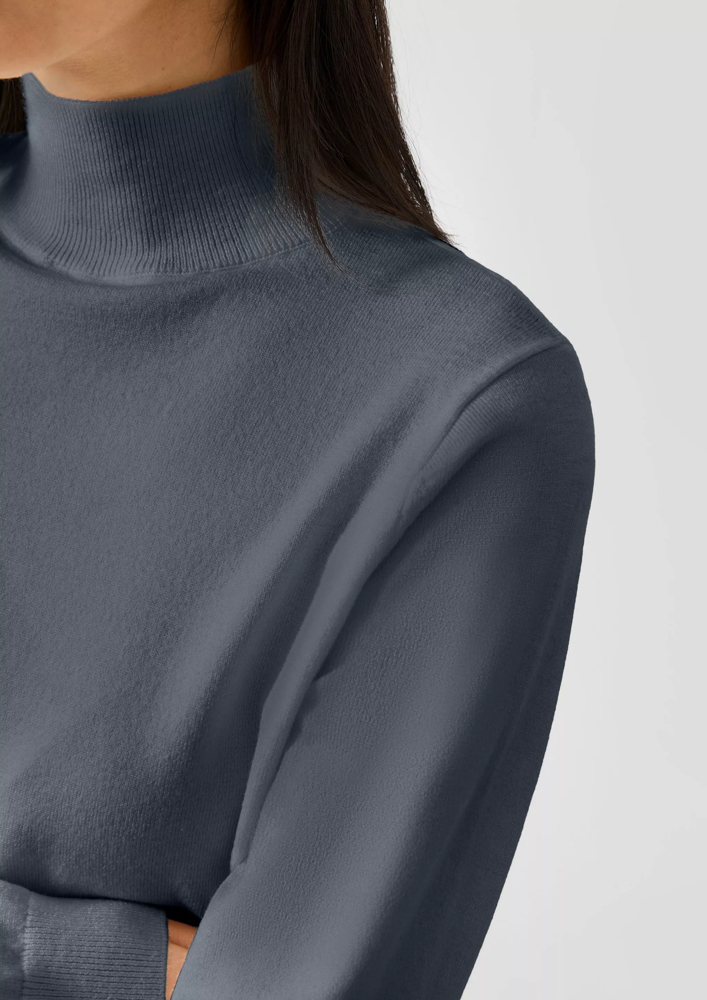 Women's Dark Grey Knitted Sweater S.Oliver 2184055-9825
