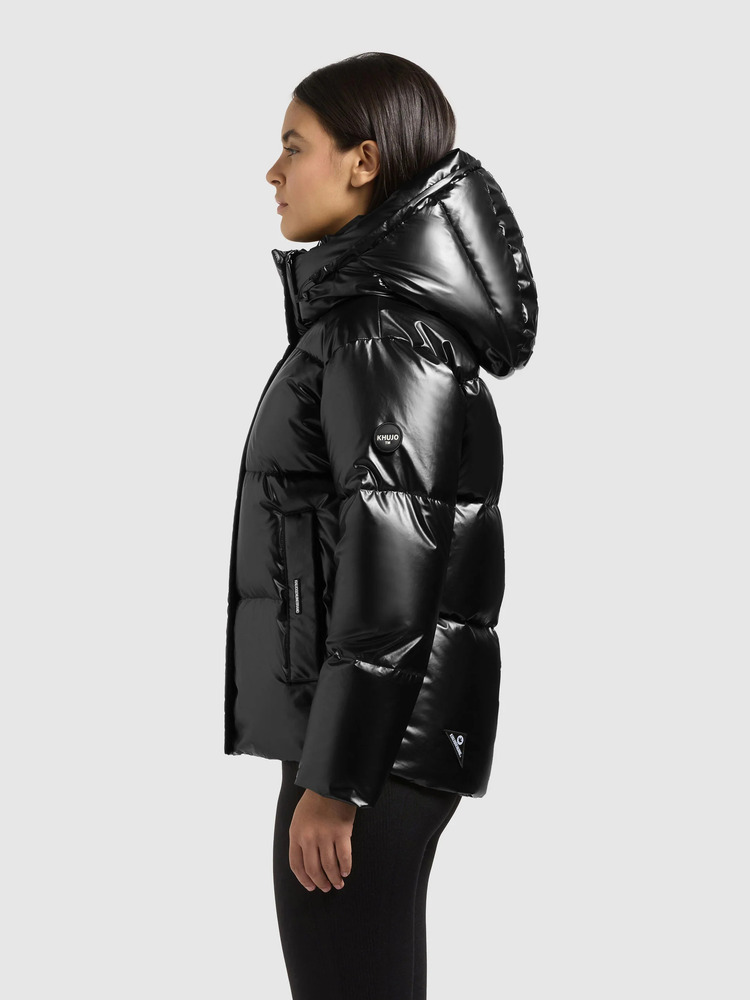 Γυναικείο Shiny Devina3 Μπουφάν Μαύρο Khujo KJ1092JK263-BLACK