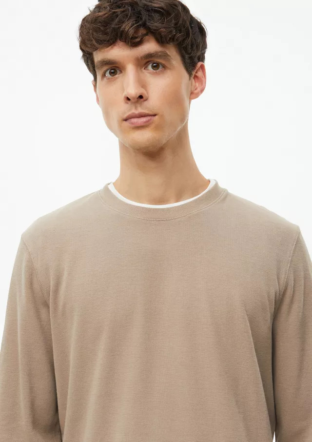 Ανδρικό Μακρυμάνικο T-shirt Καφέ S.Oliver 2180195-8621