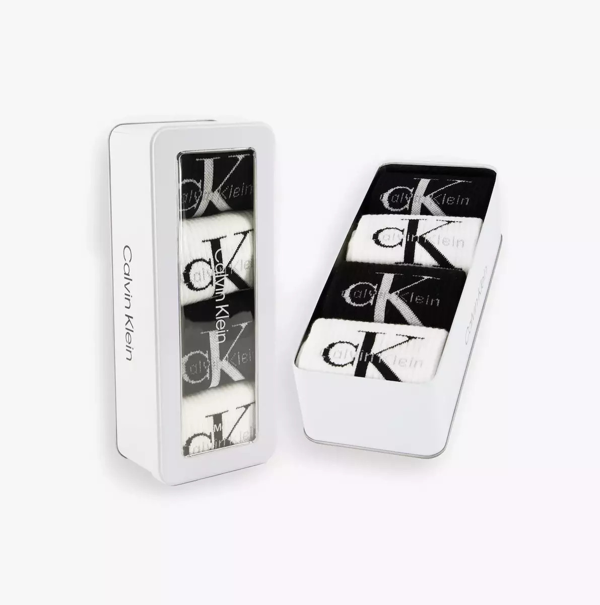 Ανδρικές Κάλτσες 4 Τεμαχίων Μαύρες Calvin Klein 701241258-001