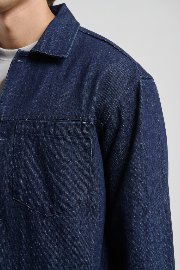 Ανδρικό Τζιν Πουκάμισο Μπλε Royal Denim SANTO5165-BLUE