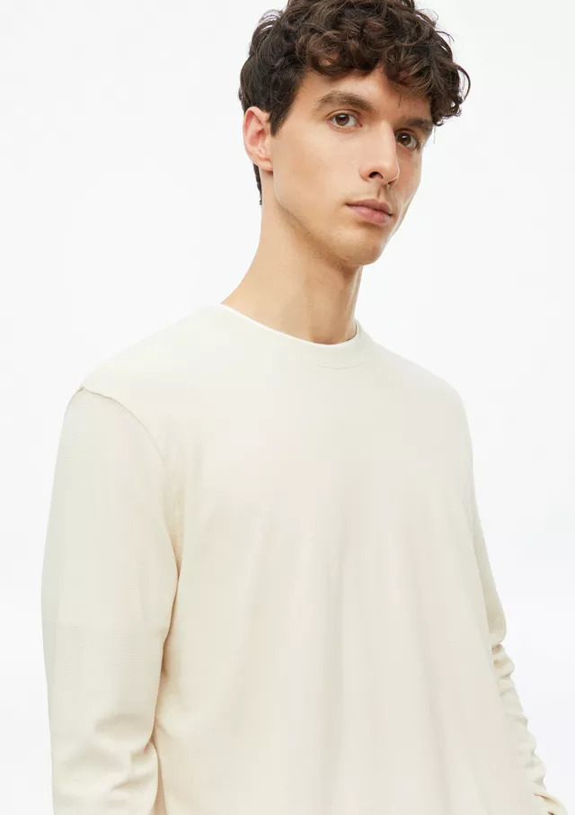 Ανδρικό Μακρυμάνικο T-shirt Μπεζ S.Oliver 2180195-9303