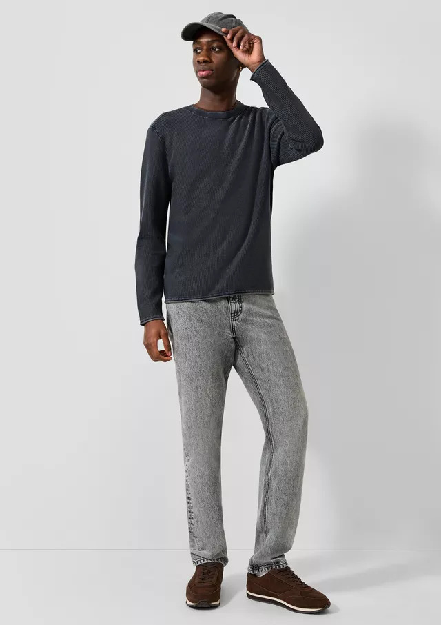 Men's Navy Blue Knitted Sweater S.Oliver 2182932-5920