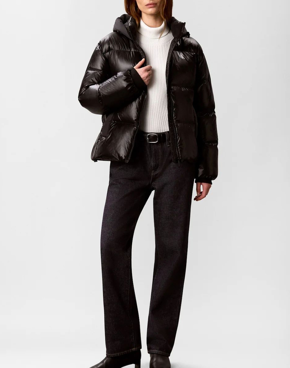 Γυναικείο Μπουφάν Μαύρο Calvin Klein LV047H514G-UB1