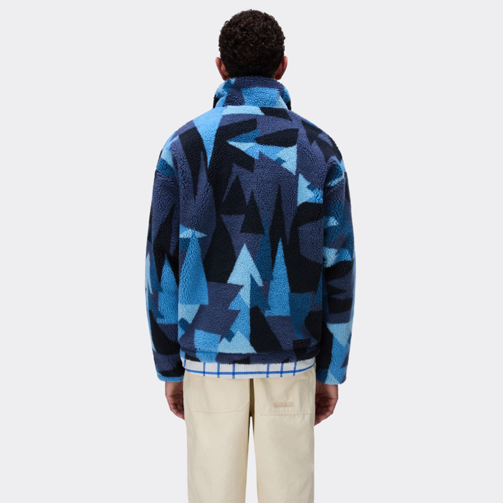 Men's Blue T-FLEECE FZ Jacket Napapijri NP0A8AO4-FXJ1