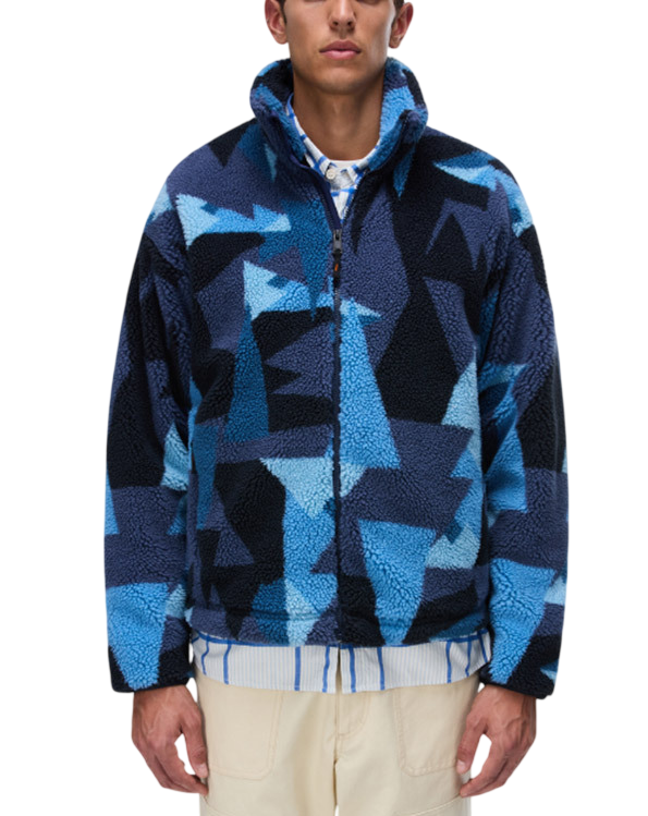 Men's Blue T-FLEECE FZ Jacket Napapijri NP0A8AO4-FXJ1
