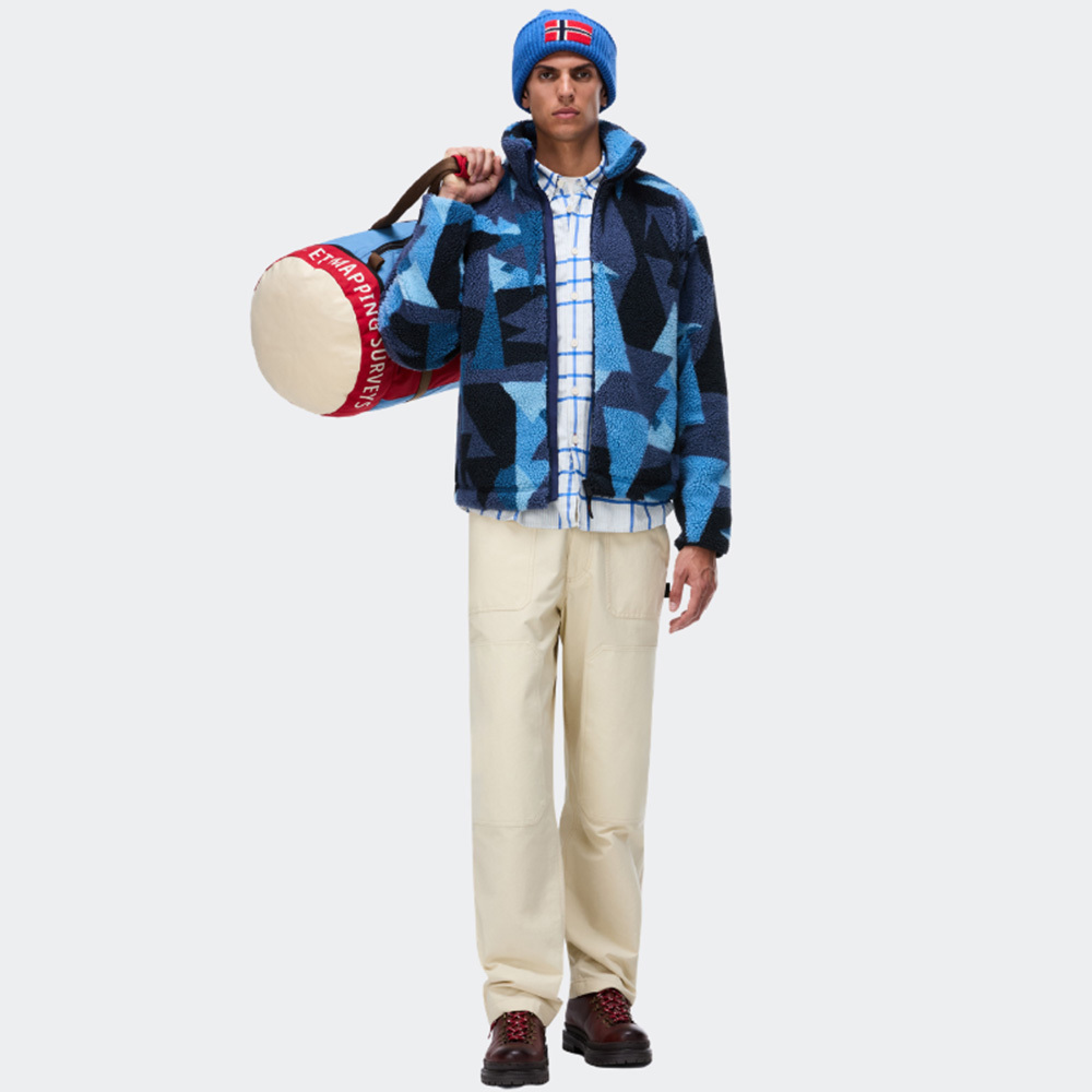 Men's Blue T-FLEECE FZ Jacket Napapijri NP0A8AO4-FXJ1